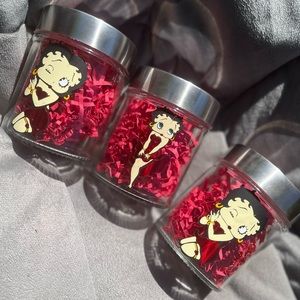 3 piece Betty Boop canisters